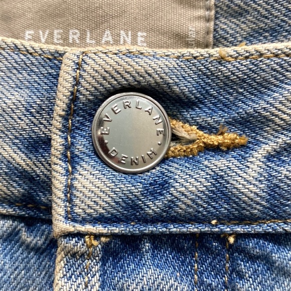 Everlane The 90’s Way High Jean Paint Splatter No Stretch Denim Jeans Size 29 - Picture 6 of 14